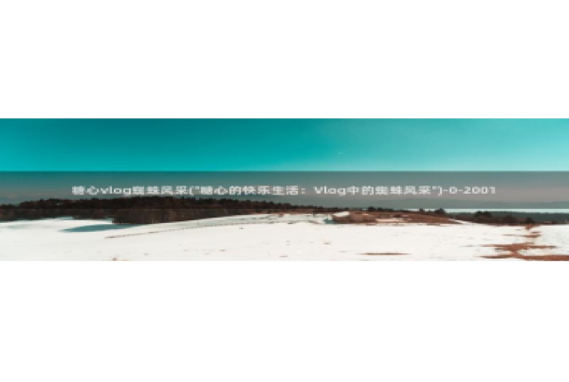 糖心vlog更换账号：糖心vlog蜘蛛风采(\