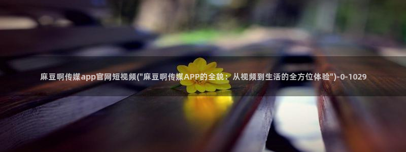麻豆传媒avapp下载官网：麻豆啊传媒app官网短视频(\