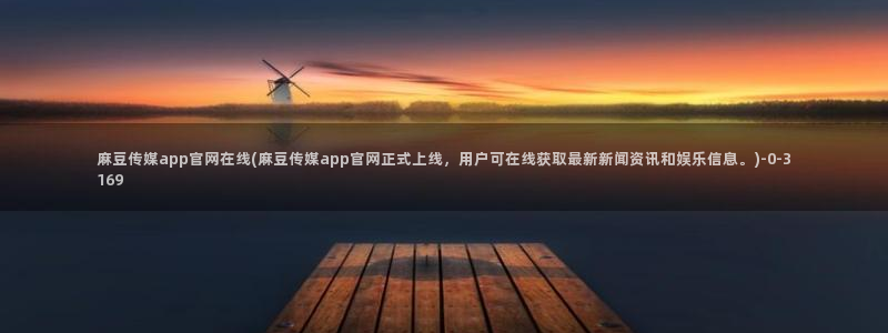 麻豆传媒官网在线入口
